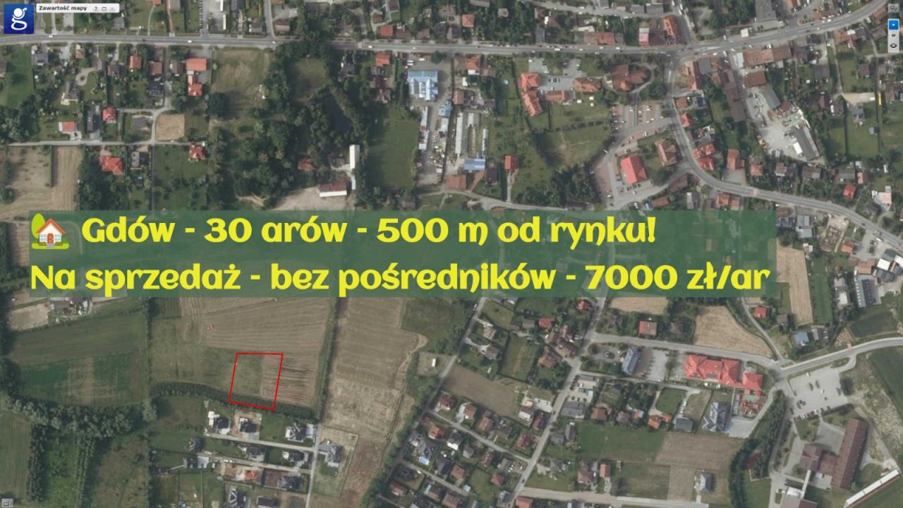 Działka rolna Gdów, Stawowa. Zdjęcie 1