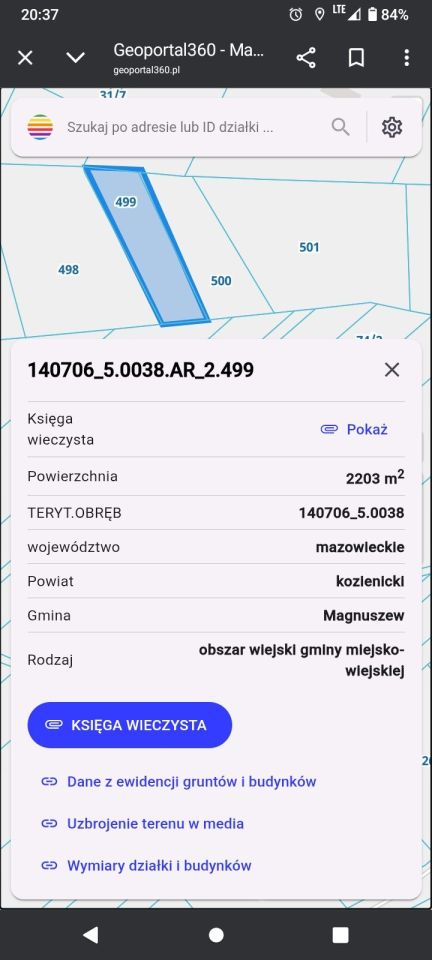 Działka rolna Wola Magnuszewska. Zdjęcie 2