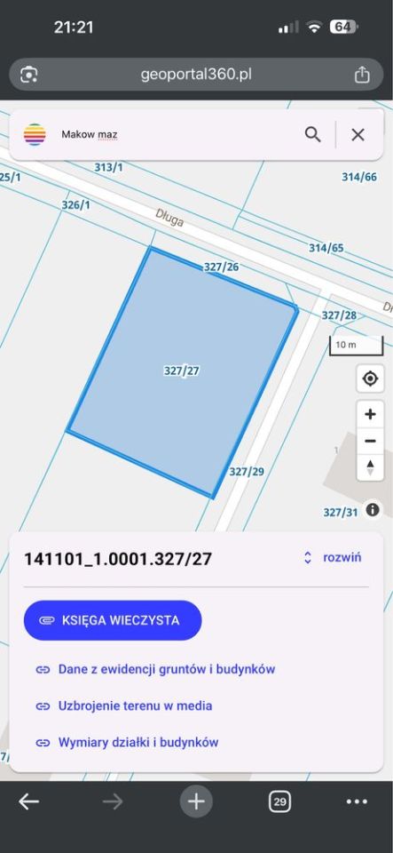 Działka budowlana Maków Mazowiecki. Zdjęcie 1
