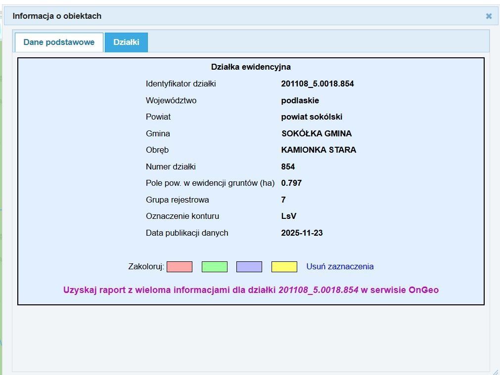 Działka leśna Stara Kamionka. Zdjęcie 3