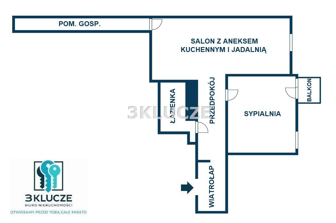 Mieszkanie 2-pokojowe Lublin Śródmieście, ul. 3 Maja. Zdjęcie 19