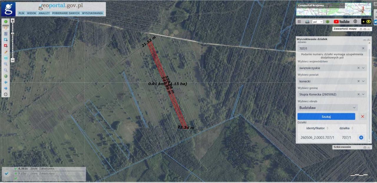 Działka leśna Budzisław. Zdjęcie 3