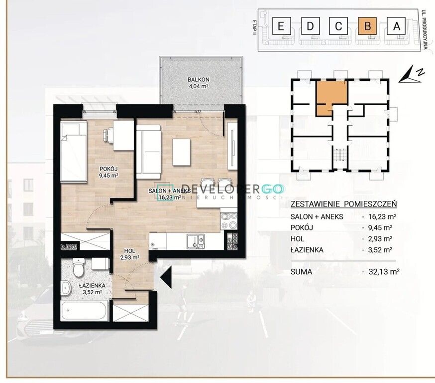 Mieszkanie 2-pokojowe Białystok, ul. Produkcyjna. Zdjęcie 5