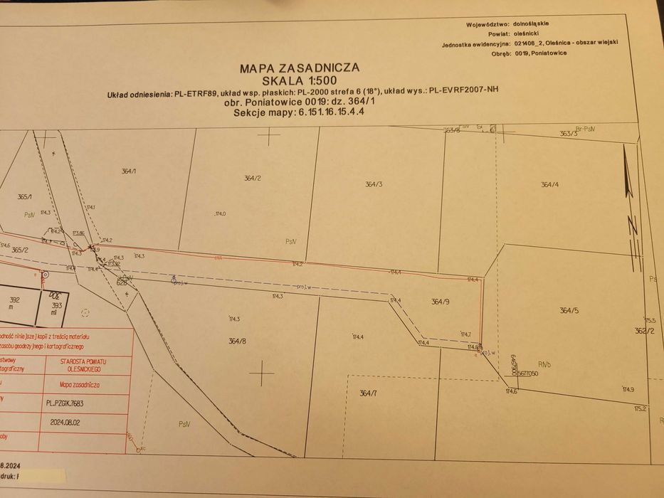 Działka budowlana Poniatowice. Zdjęcie 4
