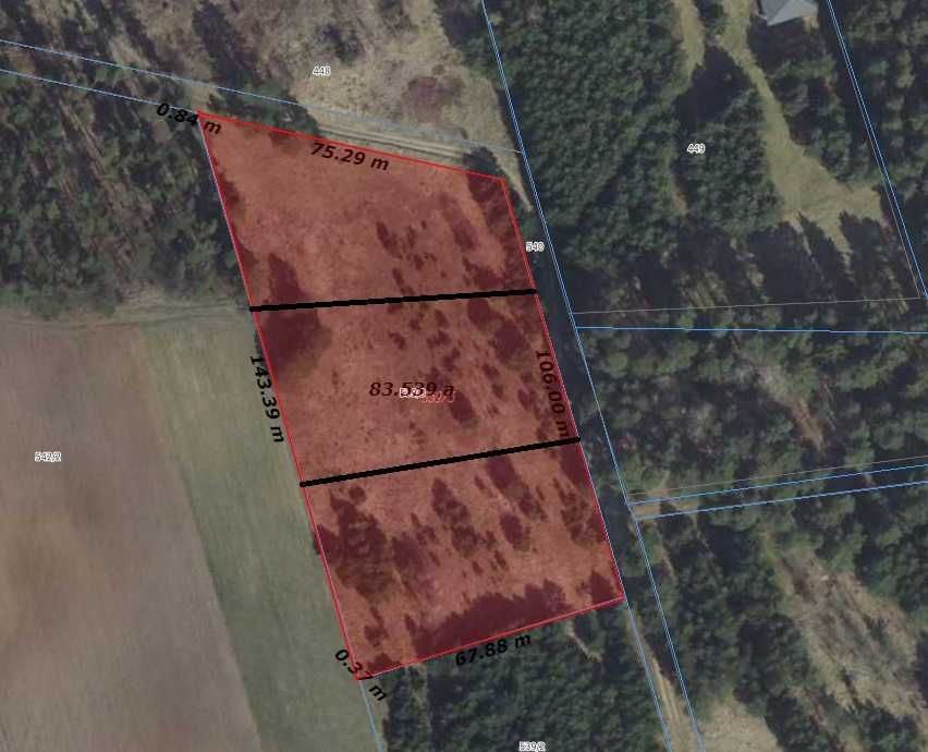 Działka siedliskowa Chraboły. Zdjęcie 2