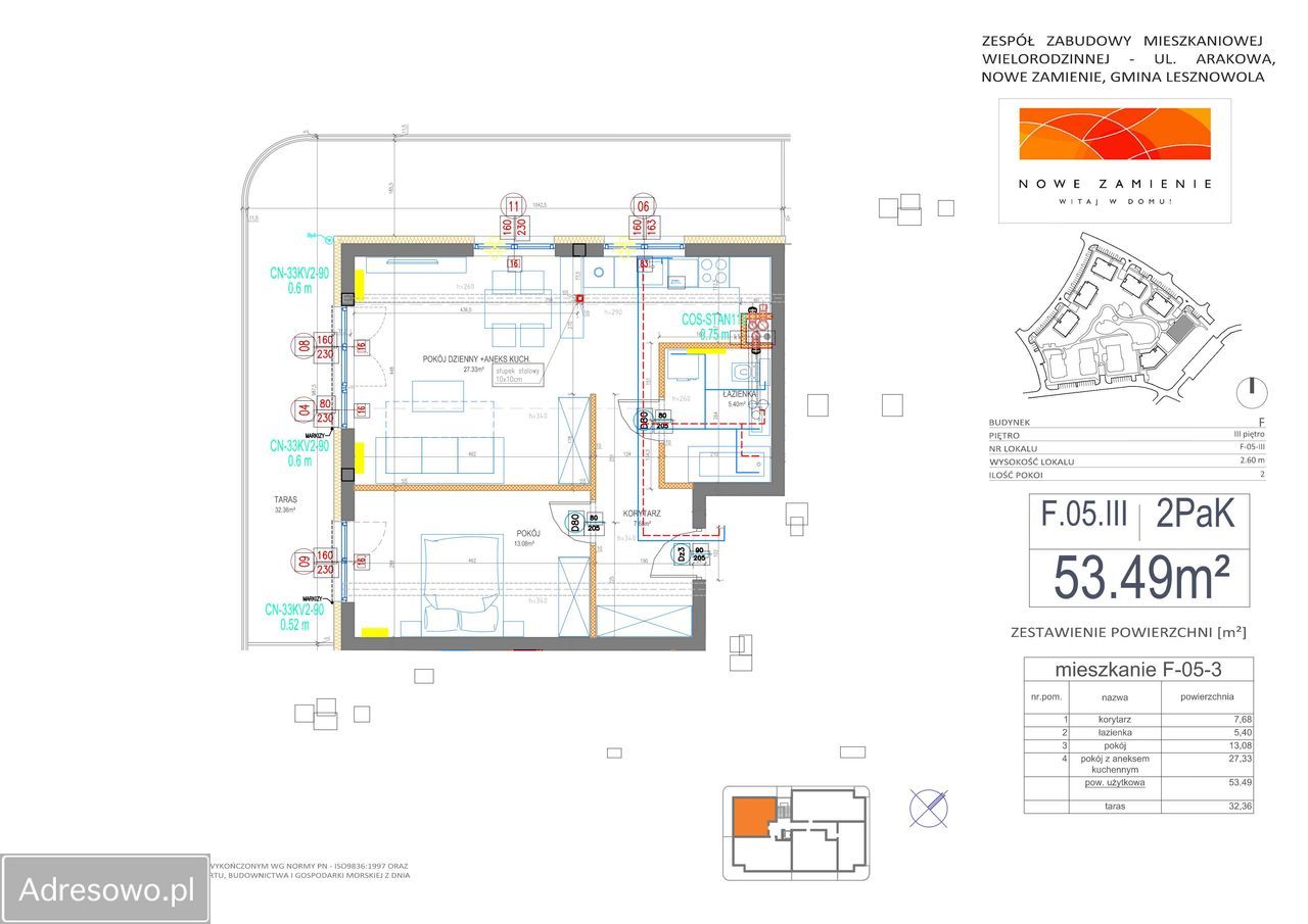 Mieszkanie 2-pokojowe Zamienie. Zdjęcie 2