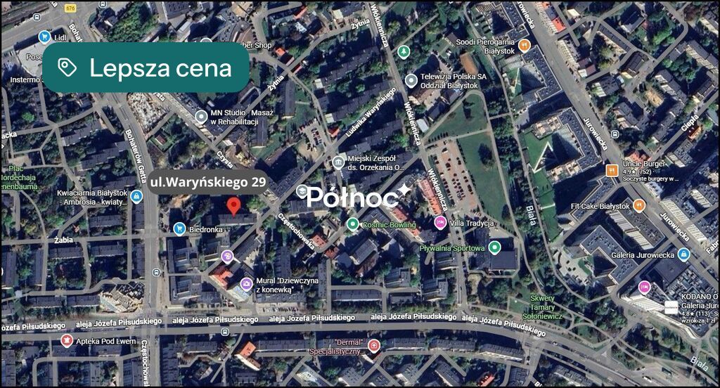 Mieszkanie 3-pokojowe Białystok Centrum, ul. Ludwika Waryńskiego. Zdjęcie 19