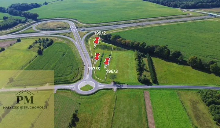 Działka inwestycyjna Kłanino