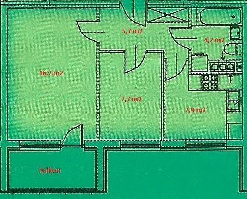 Mieszkanie 2-pokojowe Warszawa Ursynów, al. Komisji Edukacji Narodowej. Zdjęcie 21