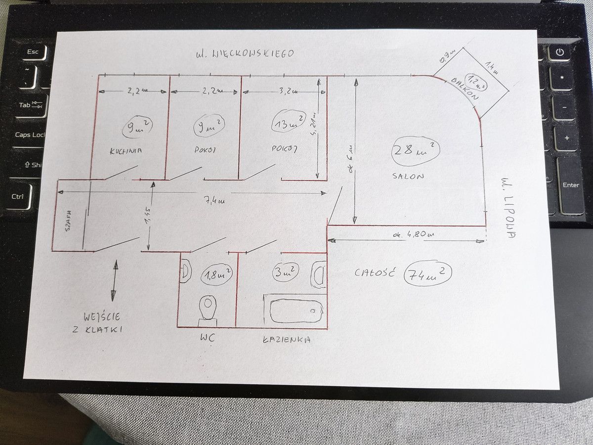 Mieszkanie 3-pokojowe Łódź Polesie, ul. płk. dr. Stanisława Więckowskiego. Zdjęcie 19