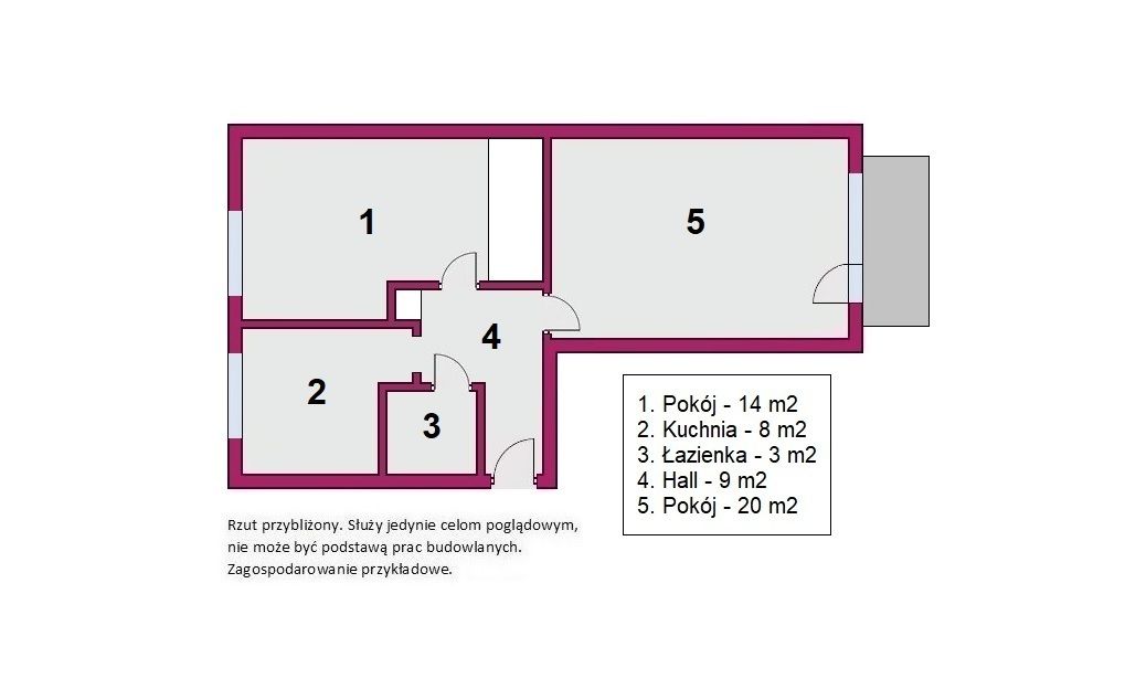Mieszkanie 2-pokojowe Łódź Bałuty, ul. Pasterska. Zdjęcie 16