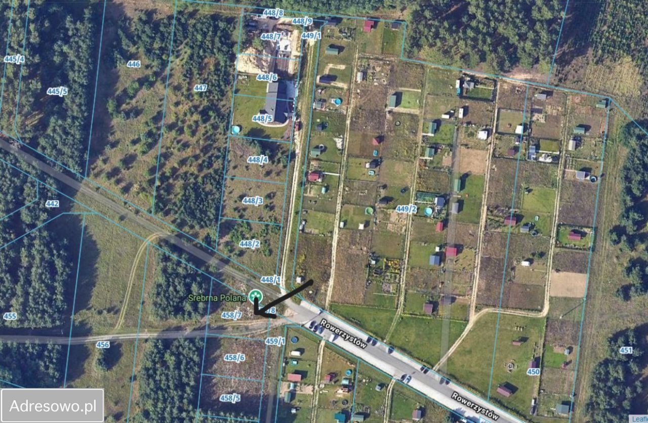 Działka budowlana Zielona Góra Chynów, ul. Rowerzystów. Zdjęcie 4