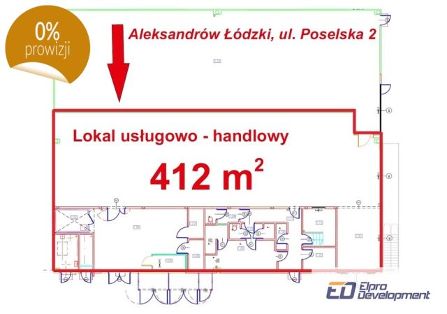 Lokal Aleksandrów Łódzki, ul. Poselska. Zdjęcie 2