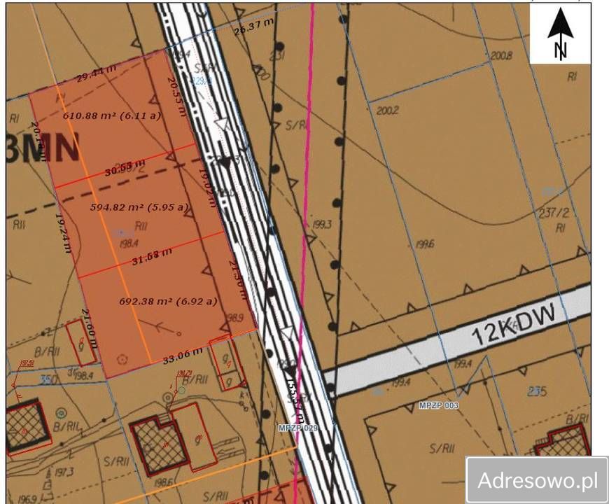 Działka budowlana Sandomierz Mokoszyn, ul. Młyńska. Zdjęcie 4