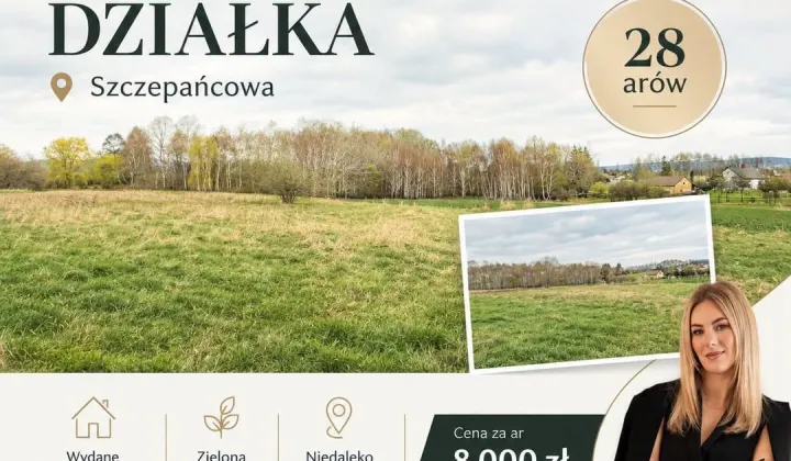Działka budowlana Szczepańcowa, ul. Hutnicza