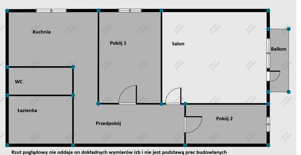 Mieszkanie 3-pokojowe Katowice Józefowiec. Zdjęcie 3