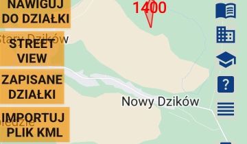 Działka rolna Nowy Dzików