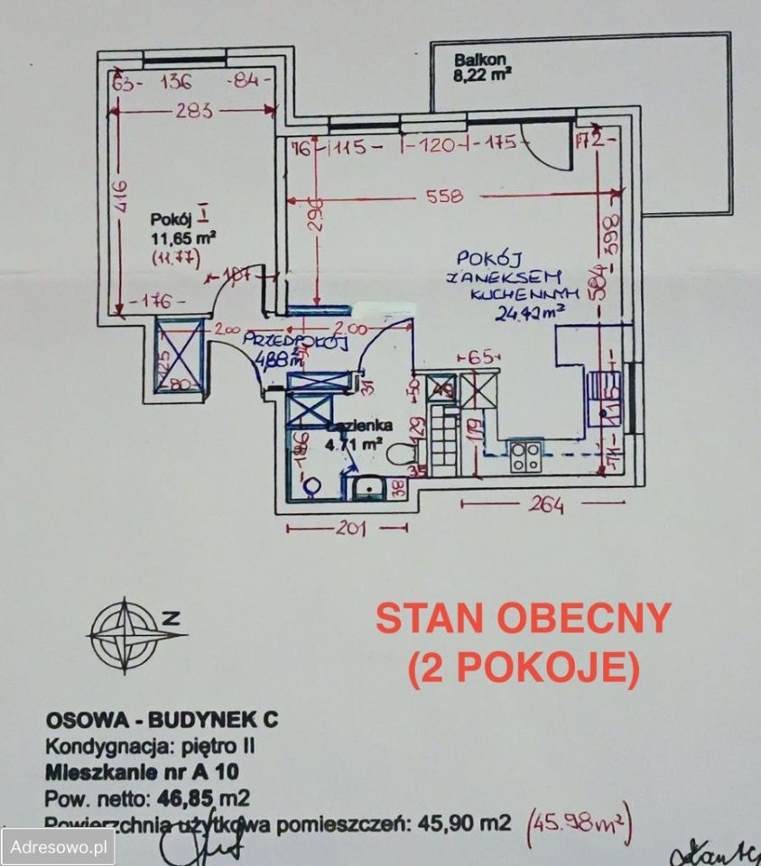 Mieszkanie 2-pokojowe Gdańsk Osowa, ul. Marsa. Zdjęcie 16
