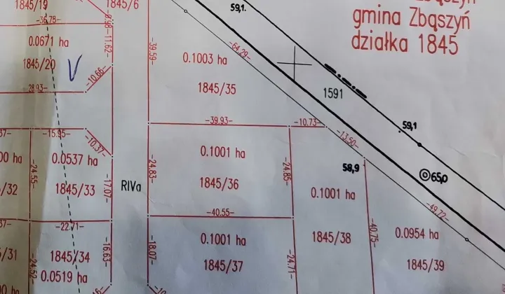 Działka budowlana Zbąszyń, ul. Leśna