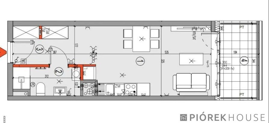 Mieszkanie 1-pokojowe Warszawa Mokotów, ul. Domaniewska. Zdjęcie 12