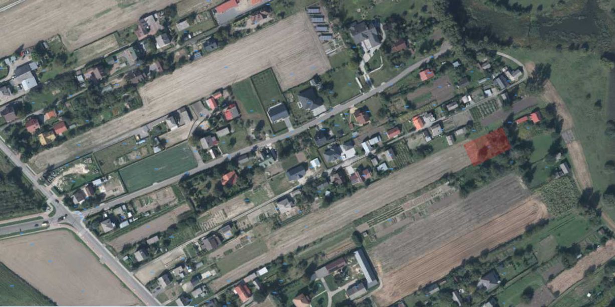 Działka budowlana Krasnystaw Zakręcie, ul. Kościuszki