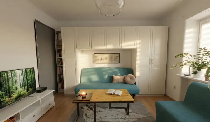 Mieszkanie 1-pokojowe Warszawa Mokotów, ul. Asfaltowa