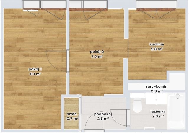 Mieszkanie 2-pokojowe Warszawa Mokotów, ul. Barcelońska. Zdjęcie 19