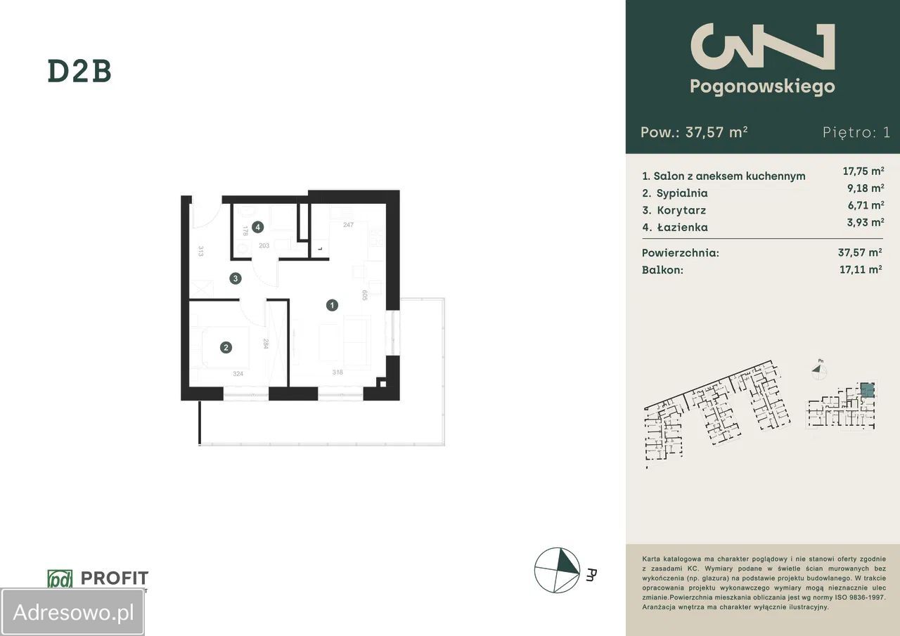 Mieszkanie 2-pokojowe Łódź Polesie, ul. kpt. Stefana Pogonowskiego. Zdjęcie 16