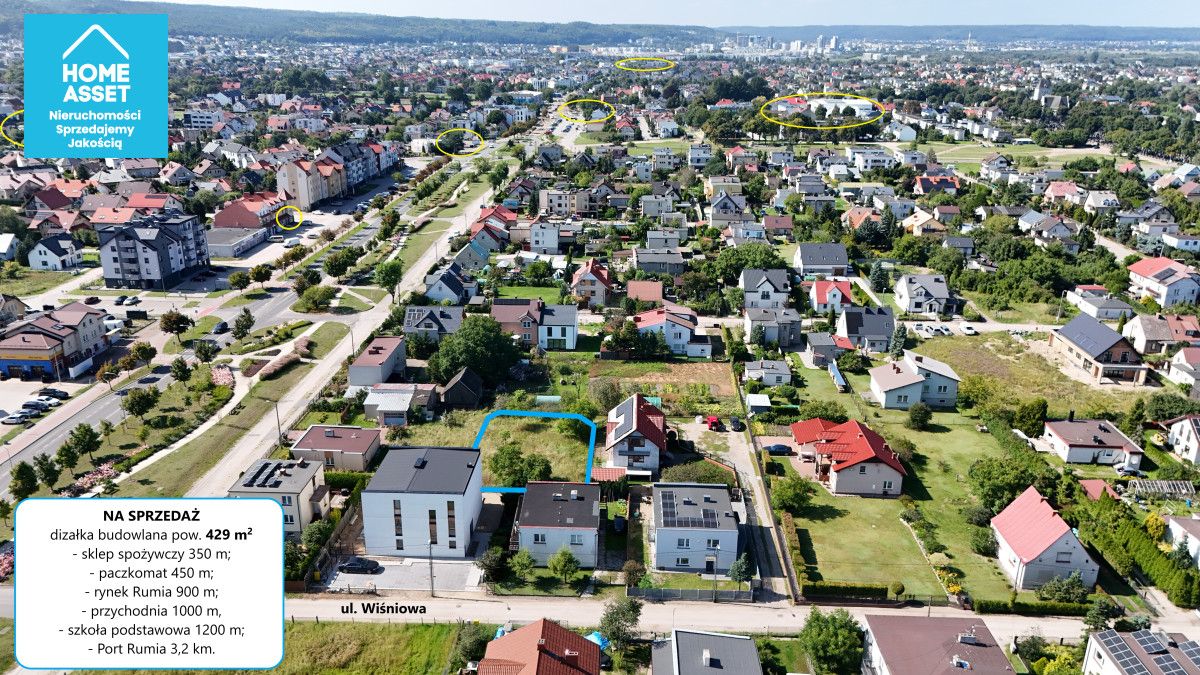 Działka budowlana Rumia, ul. Wiśniowa. Zdjęcie 5
