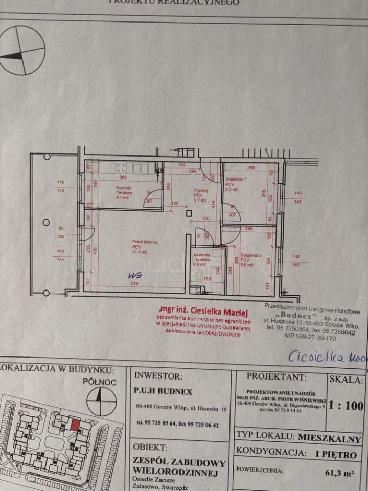 Mieszkanie 3-pokojowe Zalasewo, ul. Serdeczna. Zdjęcie 8