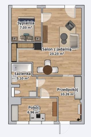 Mieszkanie 3-pokojowe Wrocław Gajowice, ul. Powstańców Śląskich. Zdjęcie 21