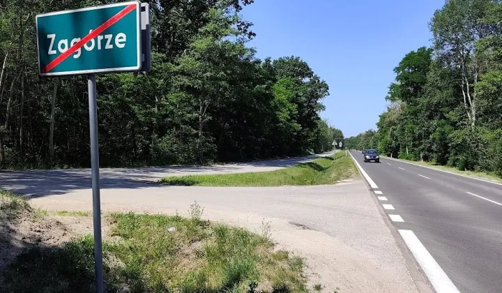 Działka inwestycyjna Zagórze
