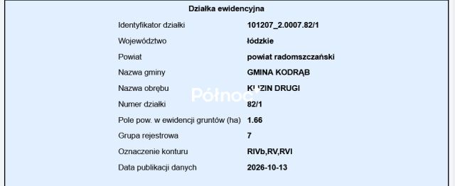 Działka rolna Klizin. Zdjęcie 2