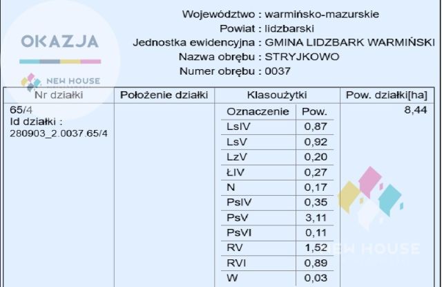 Działka siedliskowa Stryjkowo. Zdjęcie 8
