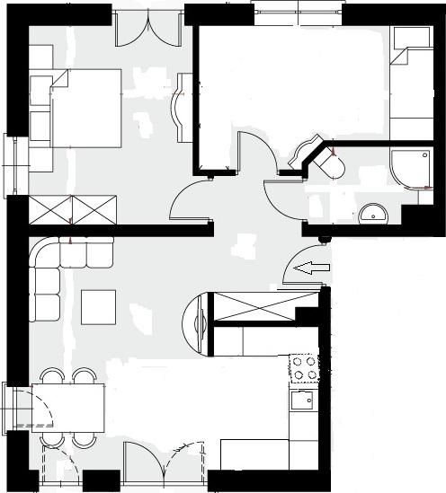 Mieszkanie 3-pokojowe Rybnik Smolna, ul. Poprzeczna. Zdjęcie 13