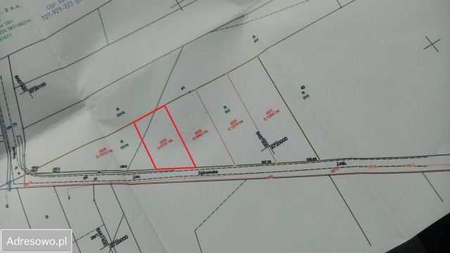 Działka budowlana Wysocko Małe, ul. Zębcowska. Zdjęcie 1
