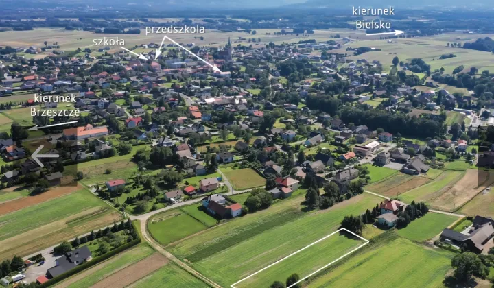 Działka budowlana Wilamowice, ul. Juliusza Słowackiego