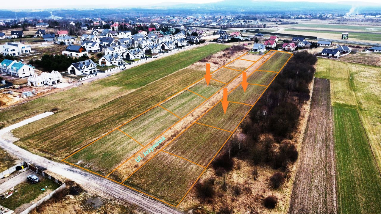 Działka budowlana Domaszowice Stara Wieś, ul. Jeżynowa