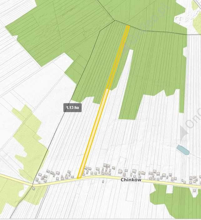 Działka rolno-budowlana Chinków. Zdjęcie 4