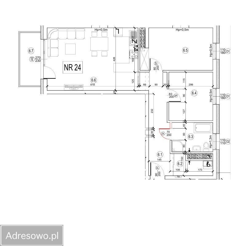 Mieszkanie 3-pokojowe Świebodzin, os. Widok. Zdjęcie 6