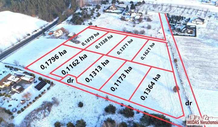 Działka budowlana Stawki