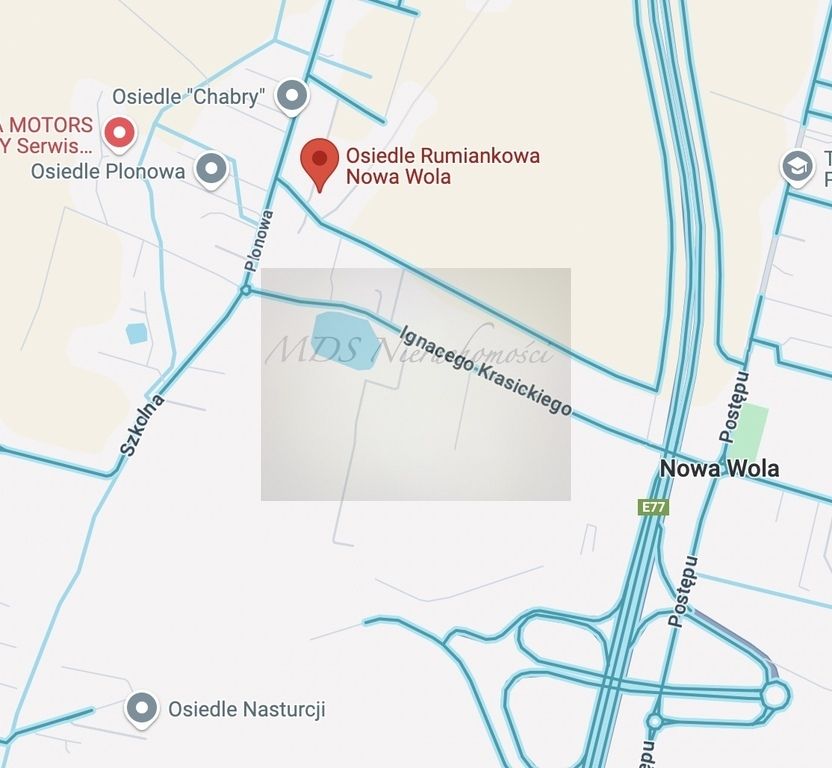 Działka budowlana Nowa Wola, ul. Ignacego Krasickiego. Zdjęcie 2