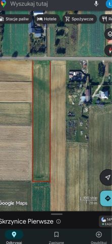 Działka budowlana Skrzynice Pierwsze. Zdjęcie 1