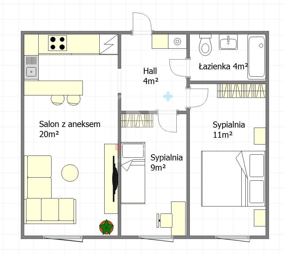Mieszkanie 3-pokojowe Warszawa Śródmieście, ul. Grzybowska. Zdjęcie 6