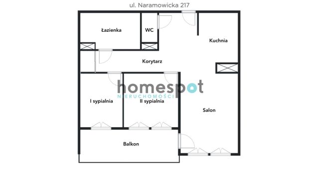 Mieszkanie 3-pokojowe Poznań Naramowice, ul. Naramowicka. Zdjęcie 18
