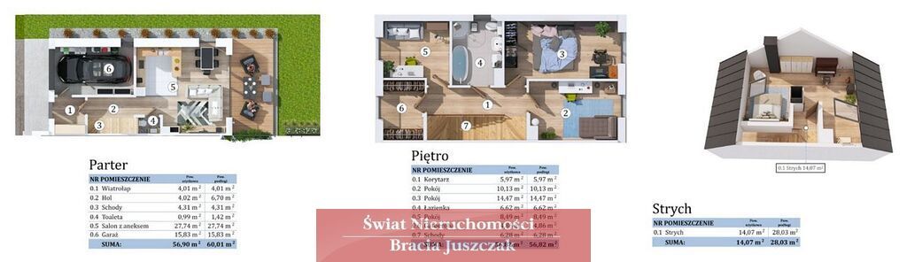 dom szeregowy, 4 pokoje Dobrzykowice, ul. Rubinowa. Zdjęcie 5