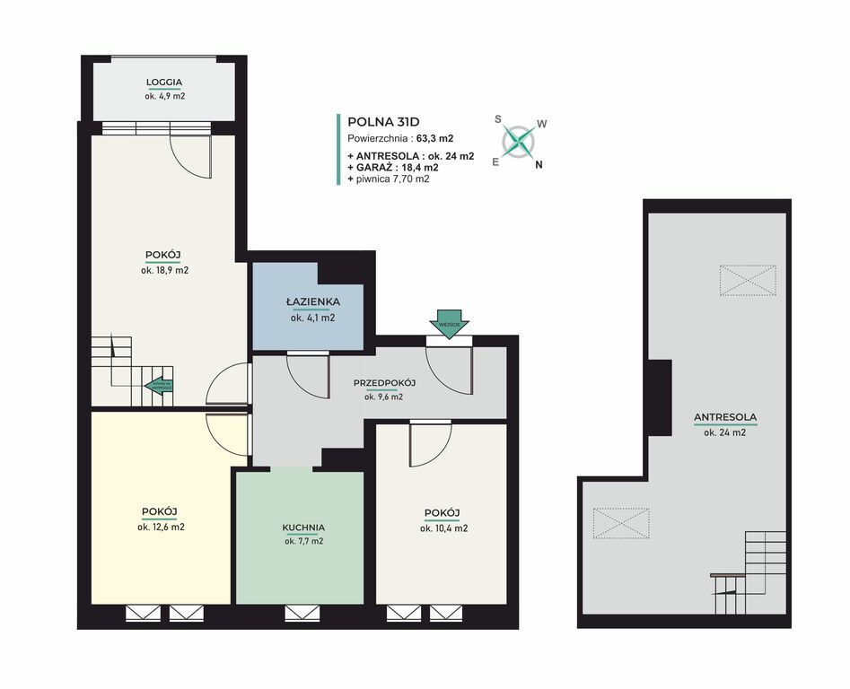 Mieszkanie 4-pokojowe Szczecinek, ul. Polna. Zdjęcie 47