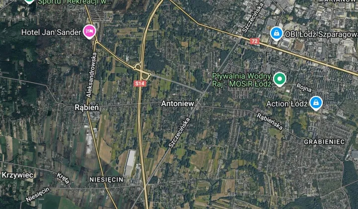 Działka budowlana Antoniew