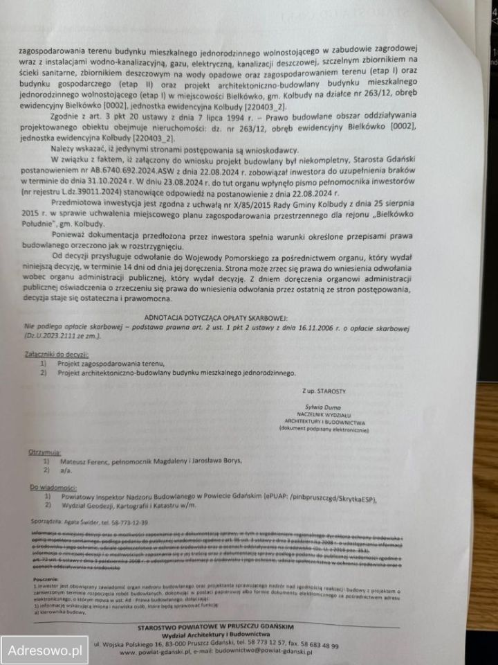 Działka budowlana Bielkówko, ul. Kolonia. Zdjęcie 2