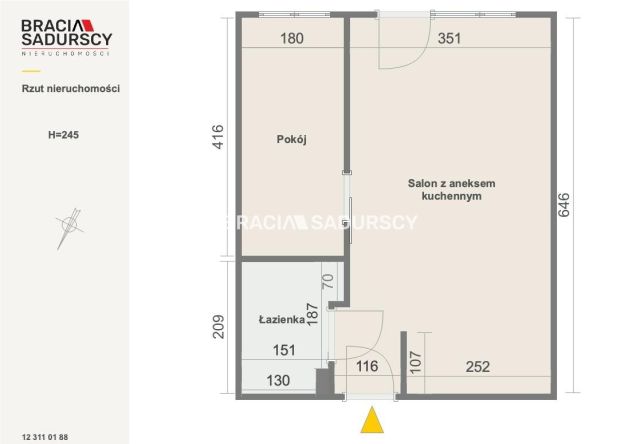Mieszkanie 2-pokojowe Kraków Mistrzejowice, os. Tysiąclecia. Zdjęcie 32